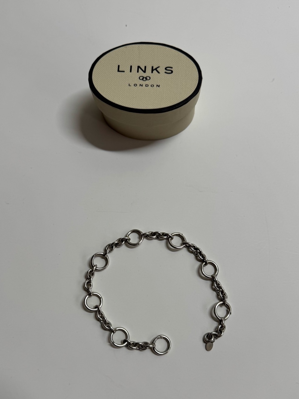 Links of London charm bracelet.
